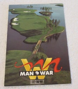 The Man O' War Golf Club,  Yardage Guide Book, Myrtle Beach, SC, Excellent
