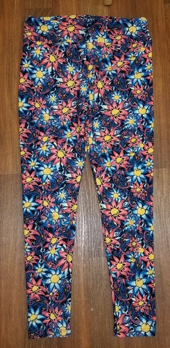NWT LULAROE CLASSIC TEE XL, NWT TC NEW SUNFLOWER BLUE PEACH ORANGE *UNICORN* - Picture 7 of 7