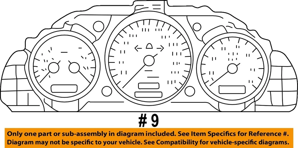 Medidor de velocímetro usado se adapta a: Mercedes-benz Mercedes slk 170 Type Cluster SL 2004 Foto 3 de 4