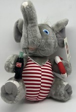 Coca-Cola Plush Collection 10 Elephant Vintage 1993 With Tag