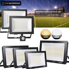 10-300W LED Flood Security Light PIR Motion Sensor Spotlight Outdoor Garden Lamp