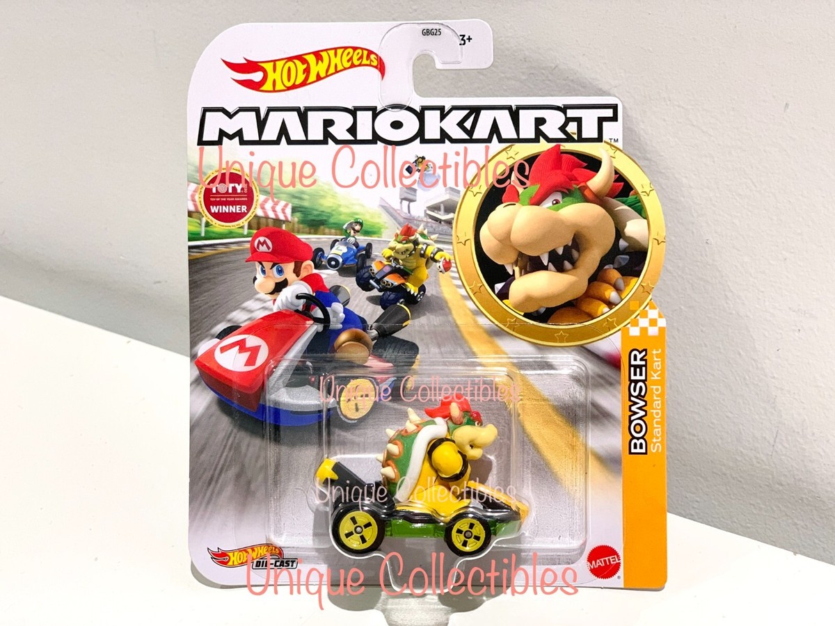Hot Wheels Mario Kart Bowser Standard Kart Brand New