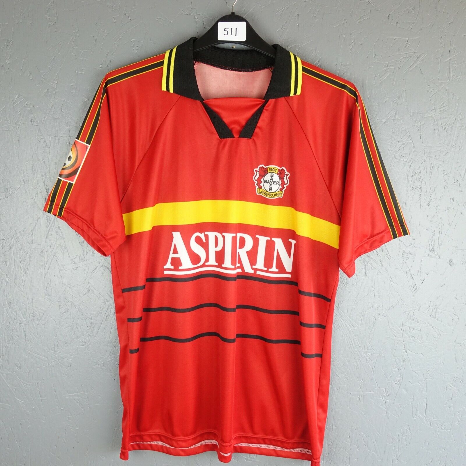 Vintage Bayer Leverkusen 9 Kirsten Football Fan Shirt Trikot Size XL* (511)