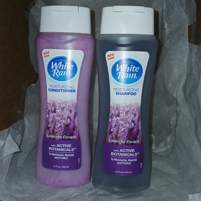 White Rain Retired Lavender Escape Active Botanicals Shampoo and Conditioner