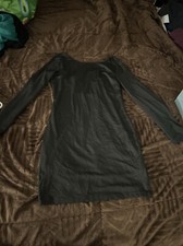 Little Black Dress Long Sleeve With Lower Cut Back