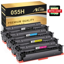 4 PCS 055H CRG-055H Toner Set For Canon imageCLASS MF741Cdw MF743Cdw MF746Cdw