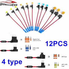 4 Types 12V Add-a-Circuit Adapter and Fuse Kit  Mirco2/Standard/Mini/Low profile