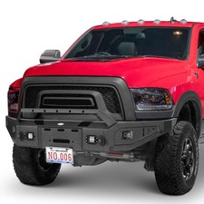 Fit 2015 2016 2017 2018 Dodge Ram 1500 Rebel Front Bumper Wlights Winch Plate