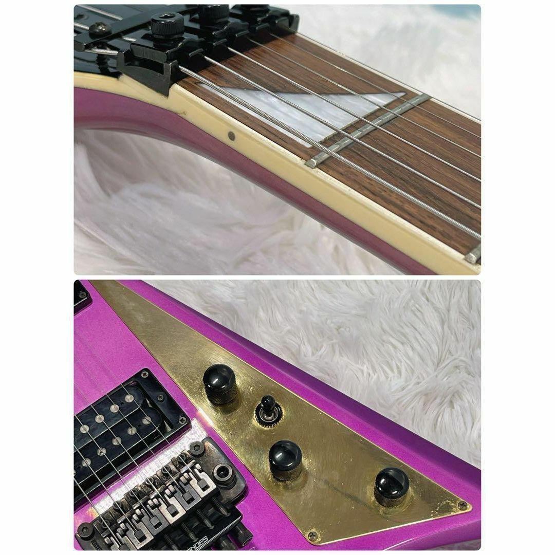 セットネック ランディーV Fernandes JS-100 Electric Guitar Fernandes JS-100 Randy Flying V Purple with