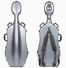 NEW EASTMAN CL-18P FIBERGLASS CELLO HARD CASE, 4/4 SIZE ,CHOOSE COLOR