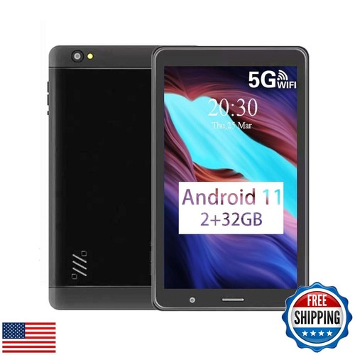 SZTPSLS 8 inch Android 11 Tablet, 16GB Storage 128GB TF Expansion Tablets, Qu - Picture 1 of 5