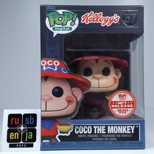 Funko Pop! Digital Ad Icons Kellogg's Coco the Monkey 1,640 Pcs #57 - 第 1/6 張圖片