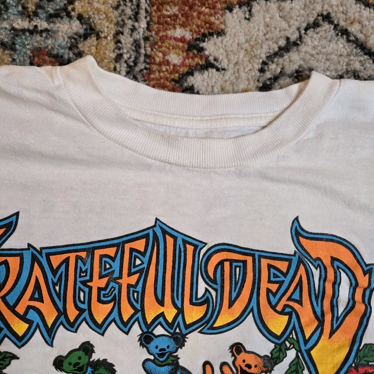 Vtg 90s Grateful Dead Band T-Shirt 1995 Spring Tours R Us Native