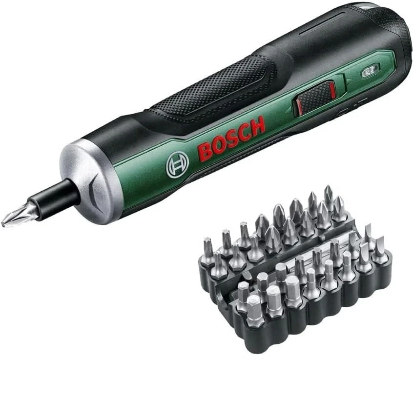 BOSCH CORDLESS DRIVER WITH BIT SET (5Nm) PUSHDRIVE - Image 3 of 4