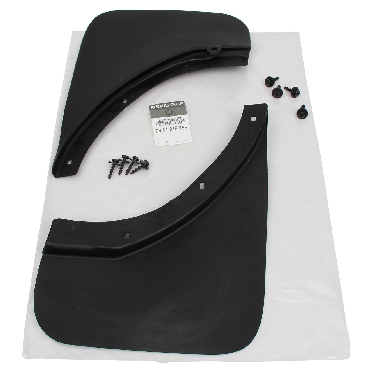 Garde-boue arrière Dacia Duster I kit de protection d'origine référence 788121885R noir
