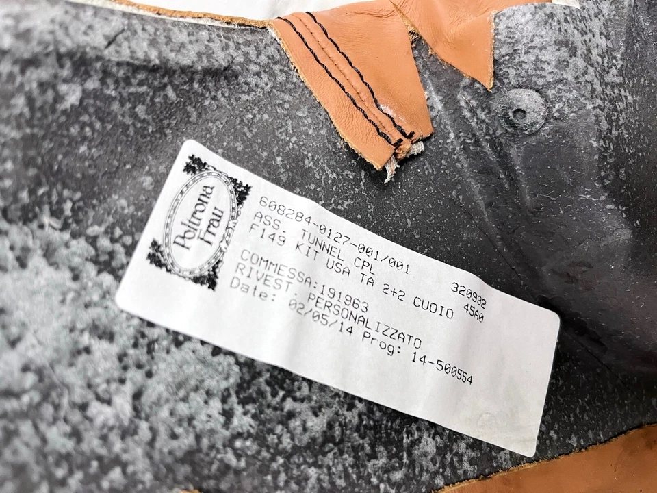 08-14 FERRARI CALIFORNIA CONSOLA CENTRAL MARCO BASE BISEL MOLDURA CUBIERTA PANEL OEM Foto 4 de 4