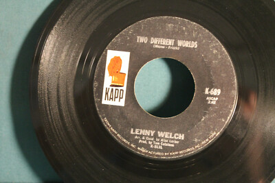LENNY WELCH---TWO DIFFERENT WORLDS (1965)