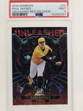 2025 Panini Donruss Unleashed Paul Skenes #20 Red Xplosion /99 Pirates