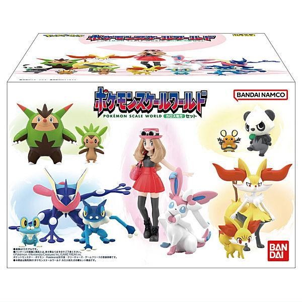 Pokémon Scale World Kalos Region Set [Complete Set of 6] Bandai
