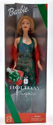 2000 Holiday Surprise Barbie Puppe / Mattel 27290 / NrfB, Ovp - Bild 1 von 4