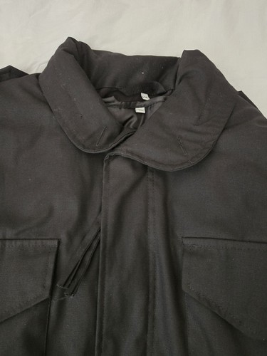 Brandit Britannia Black Military Field Multipocket Vintage Cotton Jacket Sz. L - Picture 5 of 15