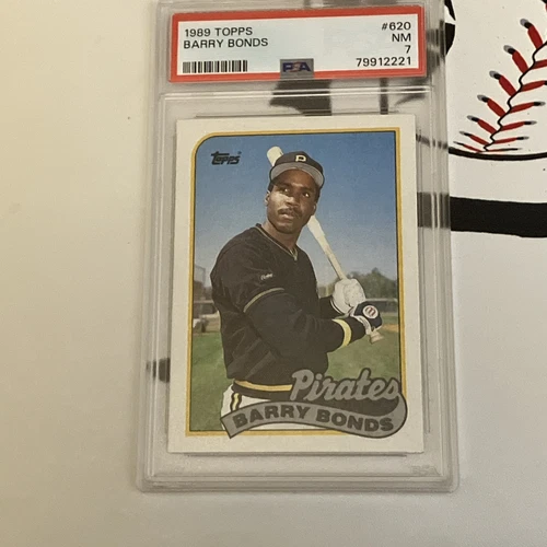 1989 Topps #620 Barry Bonds PSA 9 Pittsburgh Pirates 0333