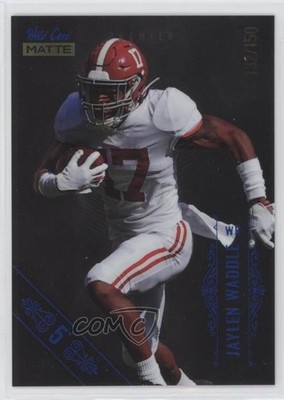2021 MATTE Blaster Box Black Foil 5 Stripe /150 Jaylen Waddle Rookie RC 0z2
