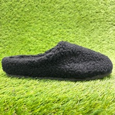 Allbirds Wool Slipper Fluff Womens Size 7.5 Black Casual Slip On Mule Shoes
