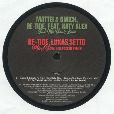 Dr. Packer / Elektrik Disko / Mattei & Omich / Re-Tide / Lukas Setto - Fool's Pa