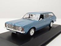 Ford Taunus Turnier Kombi 1970 Hellblau Metallic Modellauto 1:43 Maxichamps