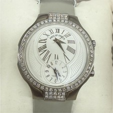 PHILIP STEIN TESLAR STAINLESS STEEL WATCH DUA...