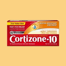 Cortizone 10 1% Hydrocortisone 2oz Anti-Itch Ointment