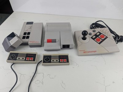 Nintendo NES Top Loader Video Game Console Gray Tested And Working 