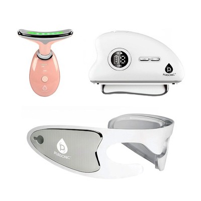 LED Rejuvenation Bundle   7-in-1 Sculpting Wand, LED Eye Mask & LED Gua Sha Devi