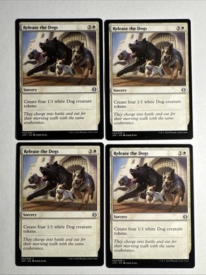 4x Mtg Jumpstart Release The Dogs NM/M Magic The Gathering