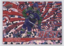 2023-24 Upper Deck CHL Best Is Yet To Come Red 67/125 Conor Geekie #BYC-34 1ik9