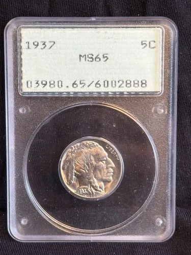 1937 BUFFALO NICKEL PCGS MS65