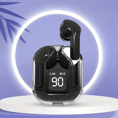 T2 Wireless Bluetooth Earphones Transparent HiFi Headphones LED Display For Mi P