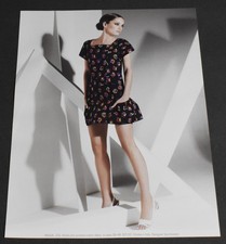 2009 Print Ad Sexy Fashion Long Legs Lady Heels Blonde Prada Dress Feminine ATL