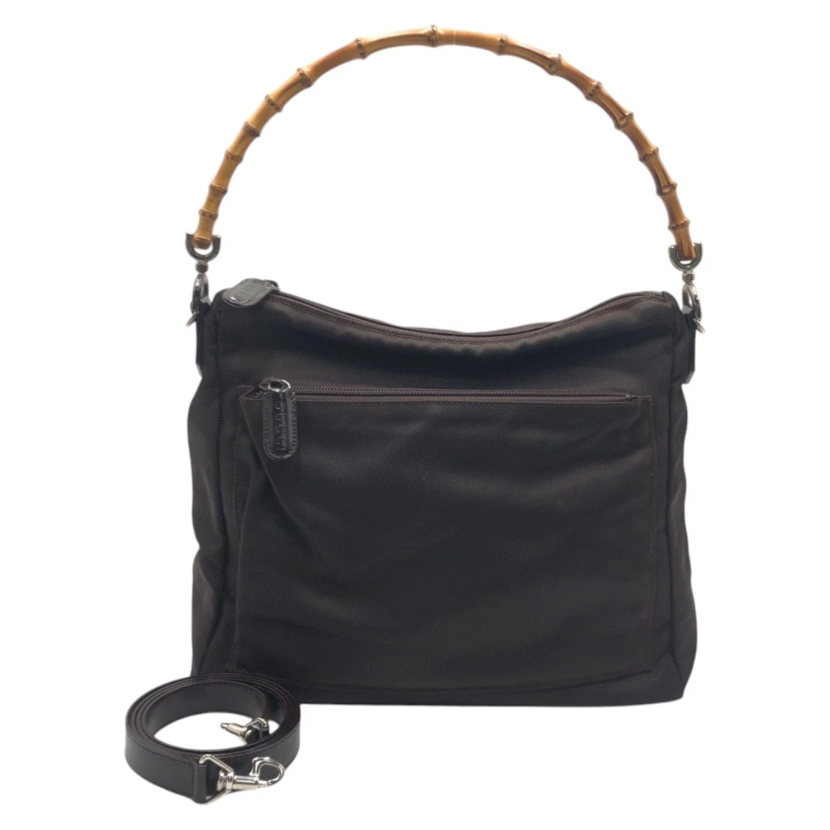Sac à main bandoulière Gucci bambou polyester 000 0509 2 voies 410570 r5_0408