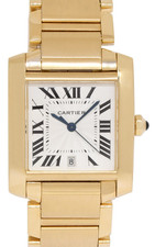 Cartier Tank Francaise 18k Yellow Gold Large ...