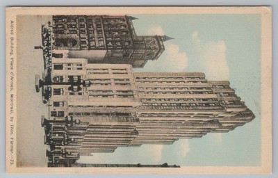 Postcard Alfred Building Place D Armes Montreal Canada 