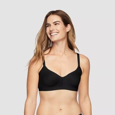 Simply Perfect by Warner's Women's Underarm Smoothing Seamless Wireless Bra L