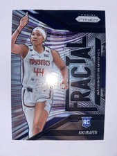 2025 Panini Prizm WNBA Kiki Iriafen #12 Fractal Rookie RC Washington Mystics