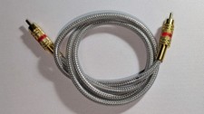 RCA High Performance Digital Audio-R Cable Gold Plated Threaded Cable Wire 35"