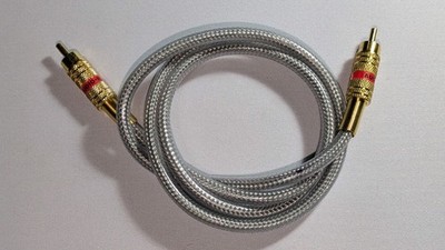 RCA High Performance Digital Audio-R Cable Gold Plated Threaded Cable Wire 35''
