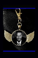 Luther Vandross memorial Clip Purse Clip backpack clip Keychain Rhinestones