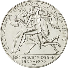 [#472311] Coin, Czech Republic, 200 Korun, 1997, Jablonec nad Nisou, MS, Sil, ve