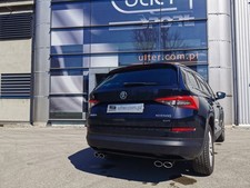 Ulter Sportauspuff Skoda Kodiaq 2.0l TSI je 2x95x65mm oval abgeschrägt