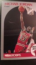1990-91 NBA Hoops Michael Jordan #65 Chicago Bulls Base Set Basketball Card